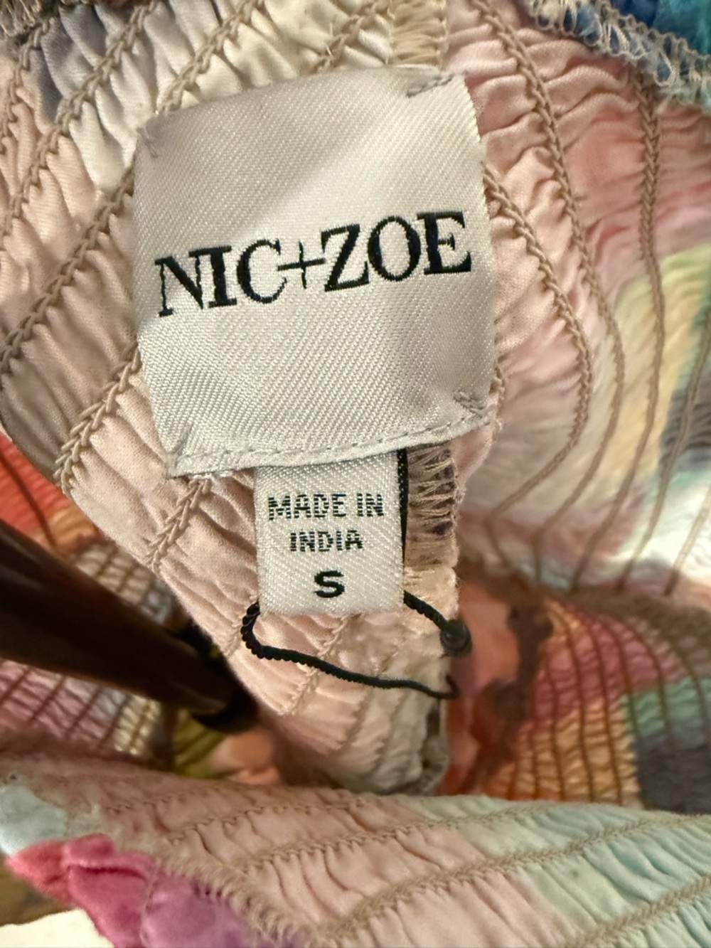 NIC+ZOE Multicolor Geometric Midi Dress - Picture 4 of 5